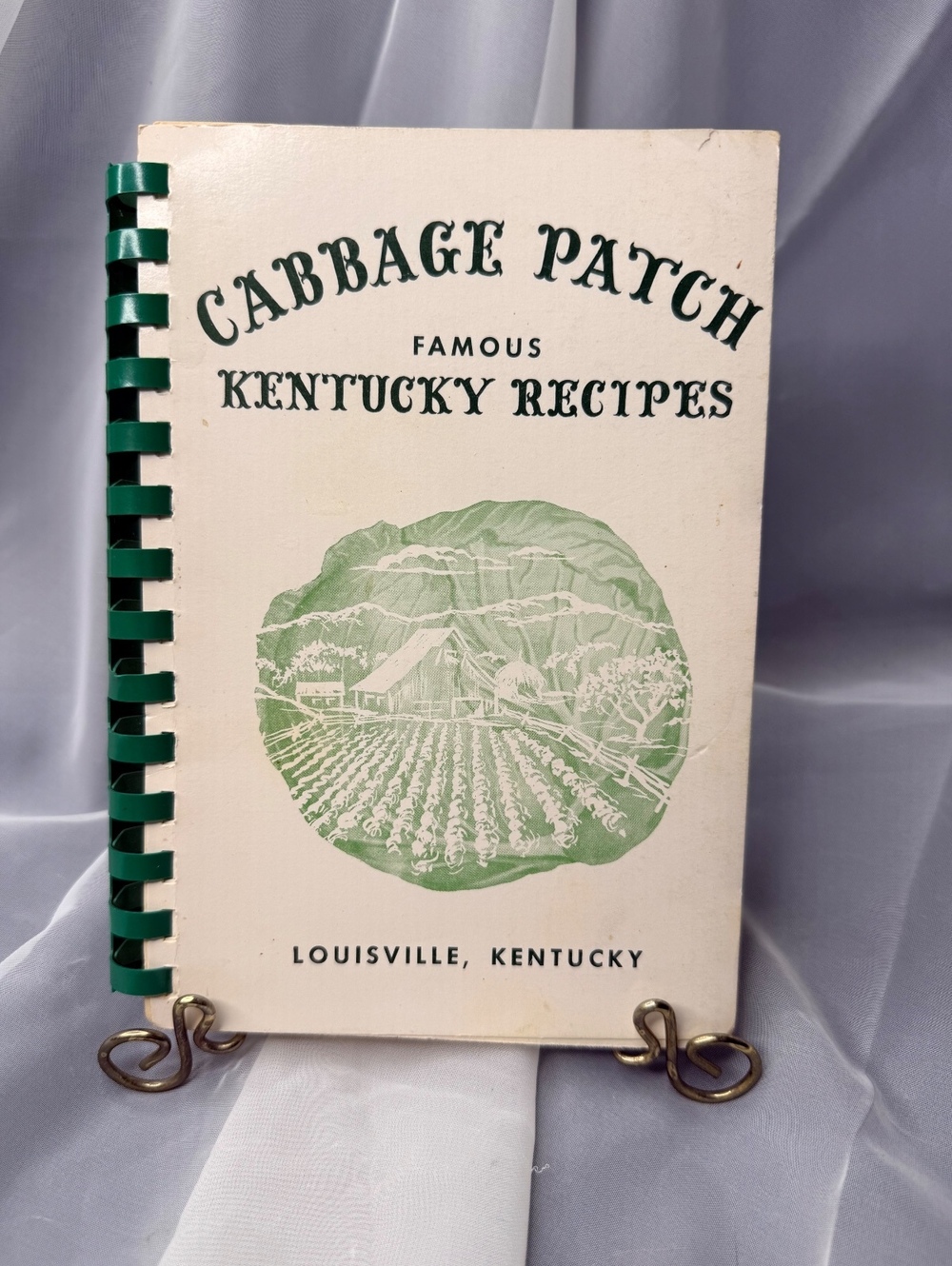 Cabbage Patch Famous Kentucky Recipes Cookbook 1972 Spiral Community Cookbook